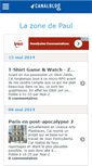 Mobile Screenshot of paulpeignot.net